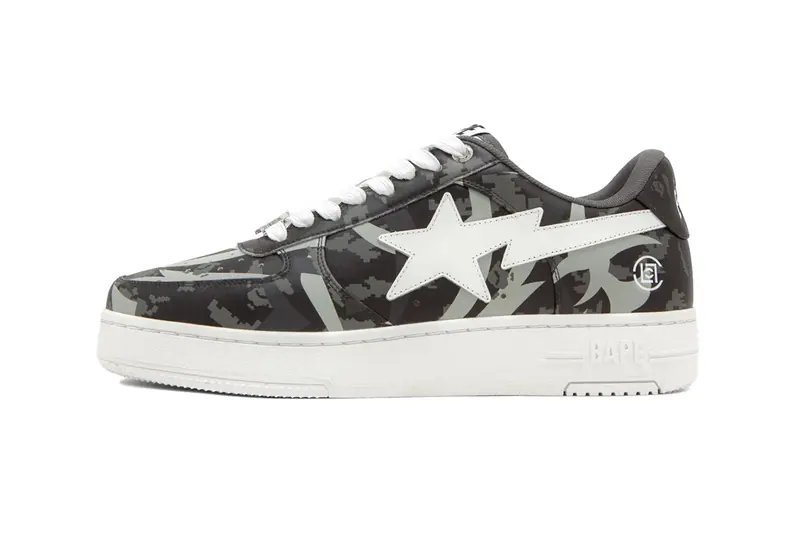 Image from CLOT and BAPE Reunite for Dual-Camo BAPESTA Sneaker Drop