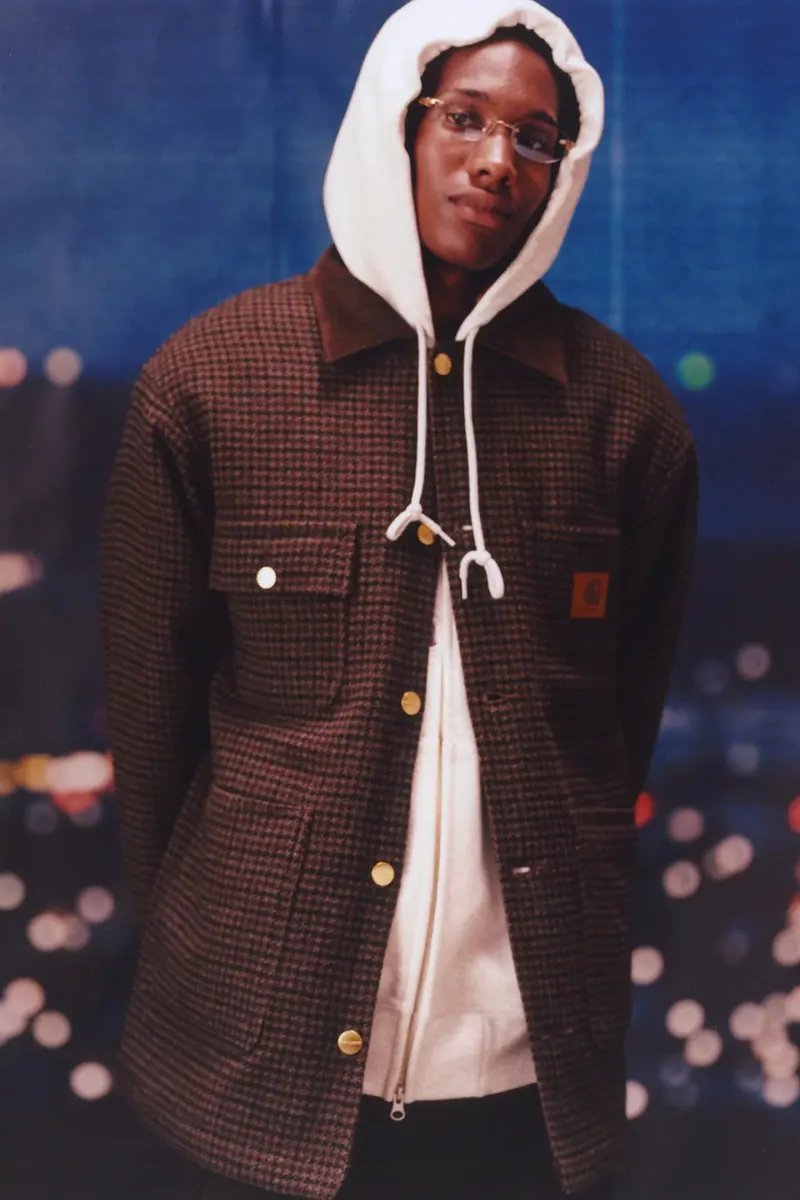 Image from Carhartt WIP FW25 Spotlights Vintage Camo and Jewel-Toned Workwear