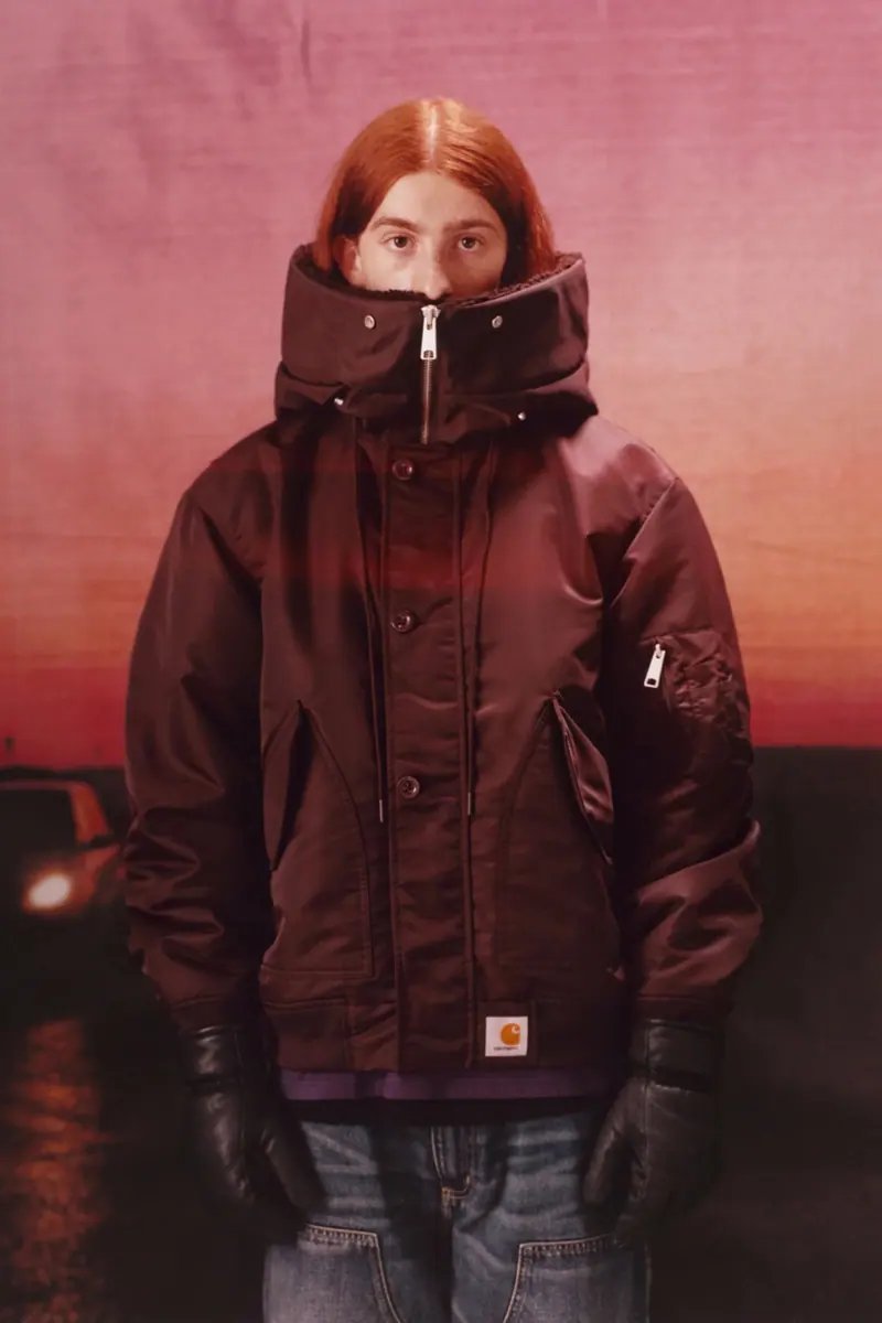 Image from Carhartt WIP FW25 Spotlights Vintage Camo and Jewel-Toned Workwear