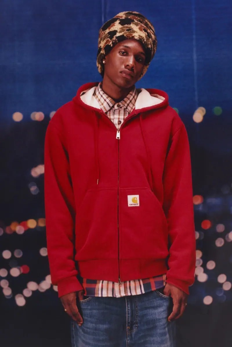 Image from Carhartt WIP FW25 Spotlights Vintage Camo and Jewel-Toned Workwear