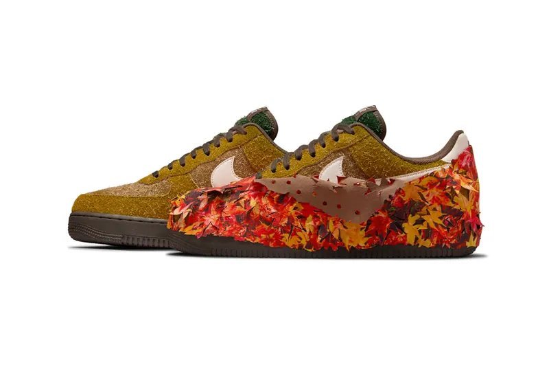 Image from Embrace Fall With the Nike Air Force 1 Low "Autumn Leaves"