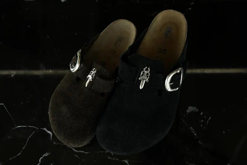 Image from Exclusive Chrome Hearts x Birkenstock Bostons Have Surfaced