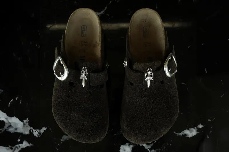 Image from Exclusive Chrome Hearts x Birkenstock Bostons Have Surfaced