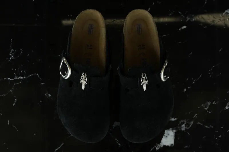 Image from Exclusive Chrome Hearts x Birkenstock Bostons Have Surfaced