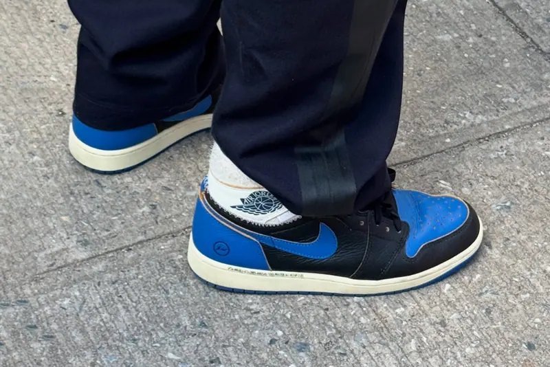Image from Hiroshi Fujiwara Reveals a fragment design x Union LA x Air Jordan 1 High OG "Sport Royal"