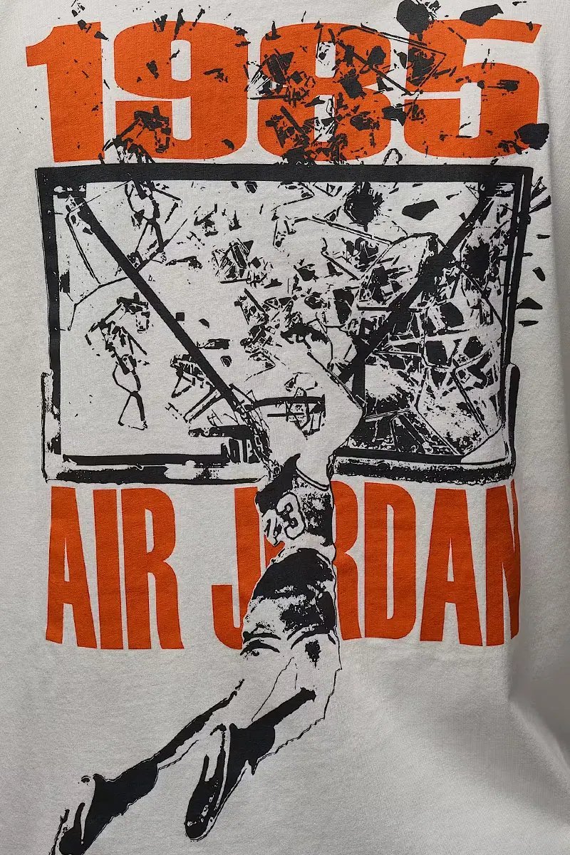 Image from Jordan Brand Drops New Tees Honoring the "Shattered Backboard" Dunk