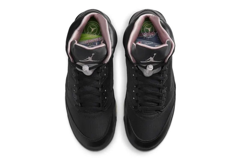 Image from Official Look at Paris Saint-Germain's Air Jordan 5 "Off Noir"
