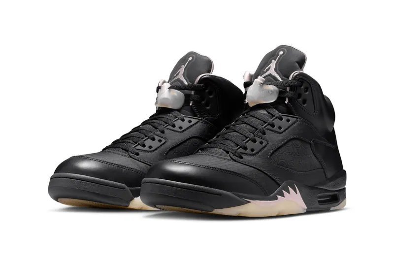 Image from Official Look at Paris Saint-Germain's Air Jordan 5 "Off Noir"
