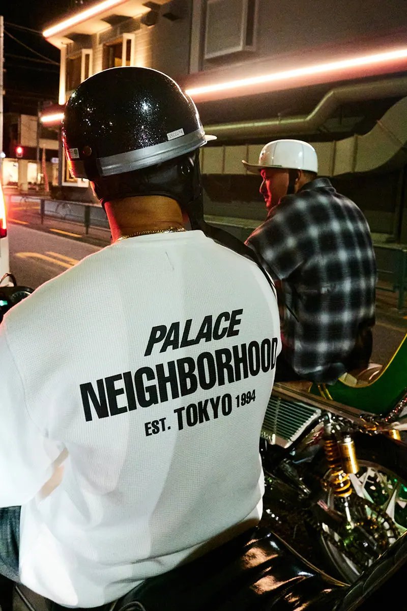 Image from Palace & NEIGHBORHOOD's Fall Capsule Celebrates Japanese Biker Culture