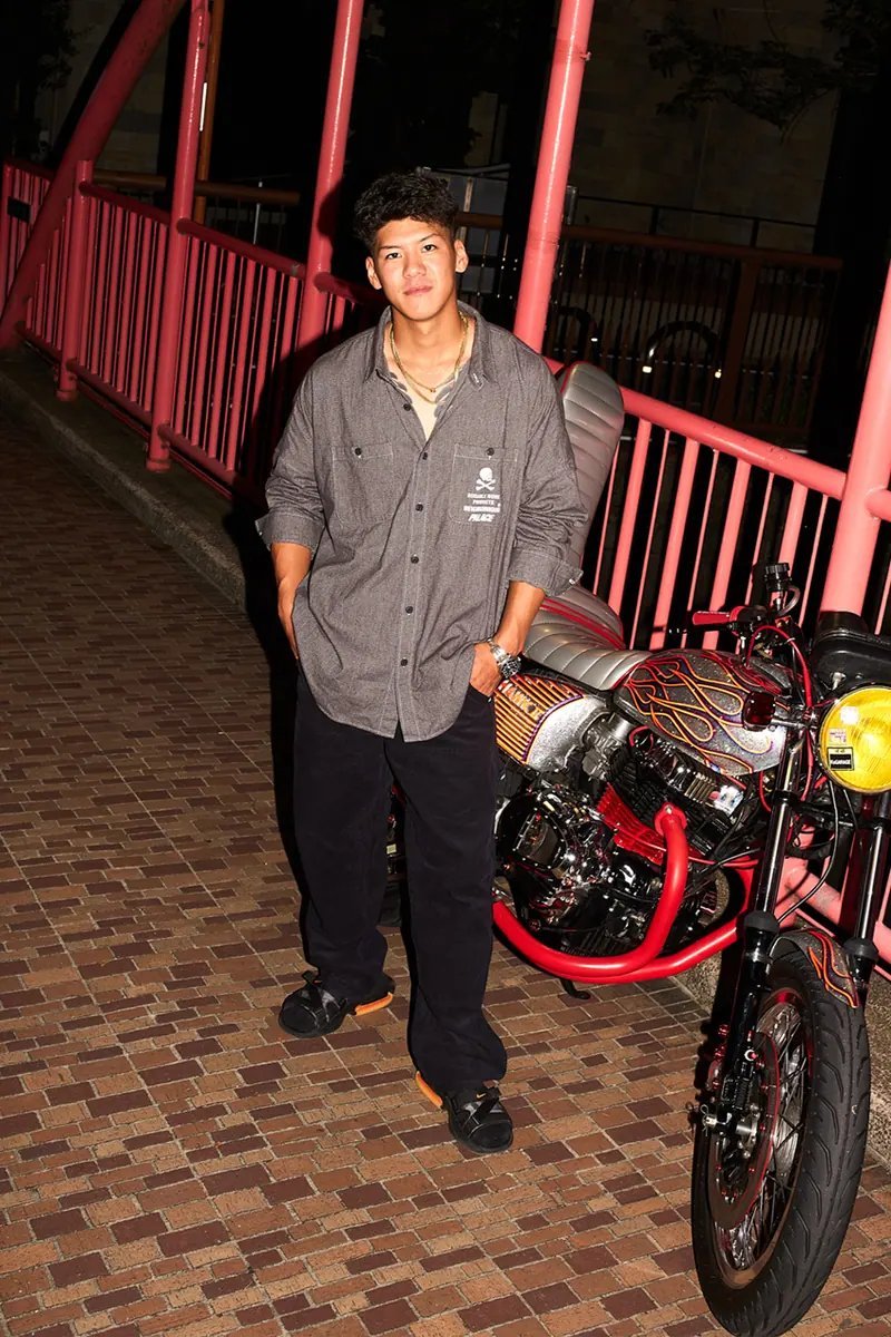 Image from Palace & NEIGHBORHOOD's Fall Capsule Celebrates Japanese Biker Culture