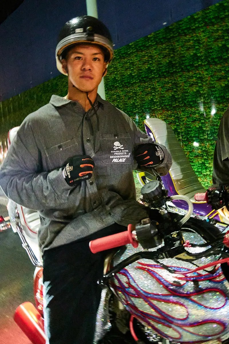 Image from Palace & NEIGHBORHOOD's Fall Capsule Celebrates Japanese Biker Culture