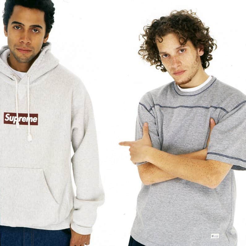 Gio Estevez and Aaron Bondaroff at Supreme
