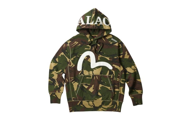 Palace Evisu Hoodie Camo