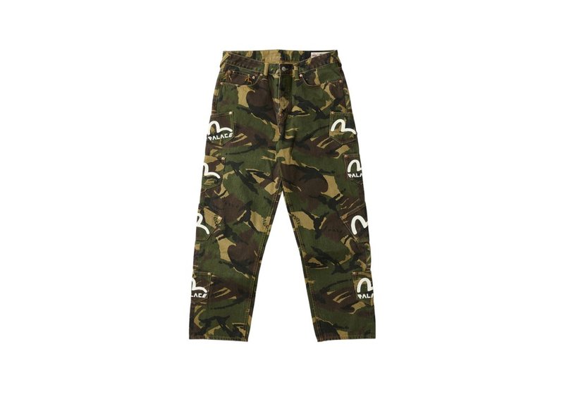 Palace Evisu Camo Pants Multipocket