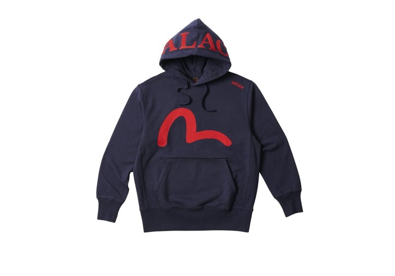 Palace Evisu Hoodie Navy
