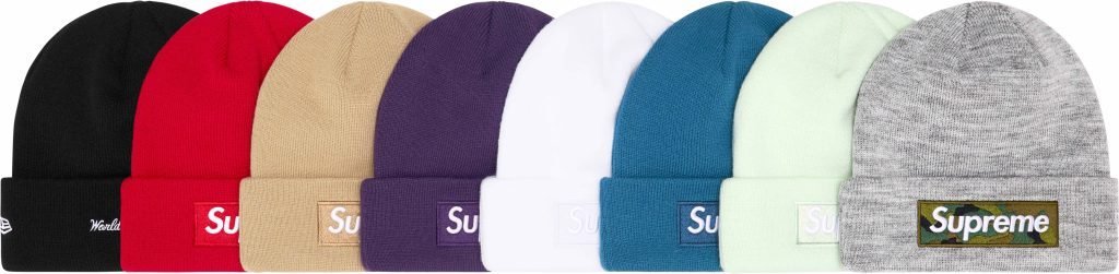 Supreme Box Logo New Era Beanies