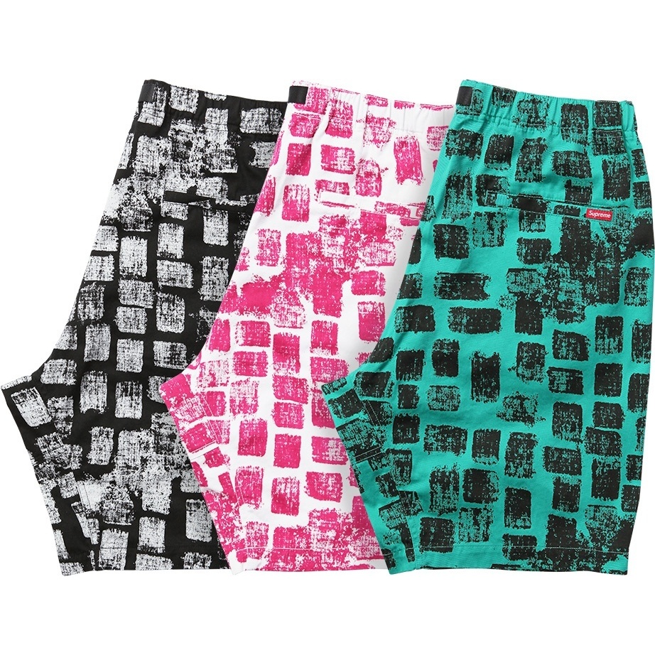 Supreme Block Print Belted Short for spring summer 14 season