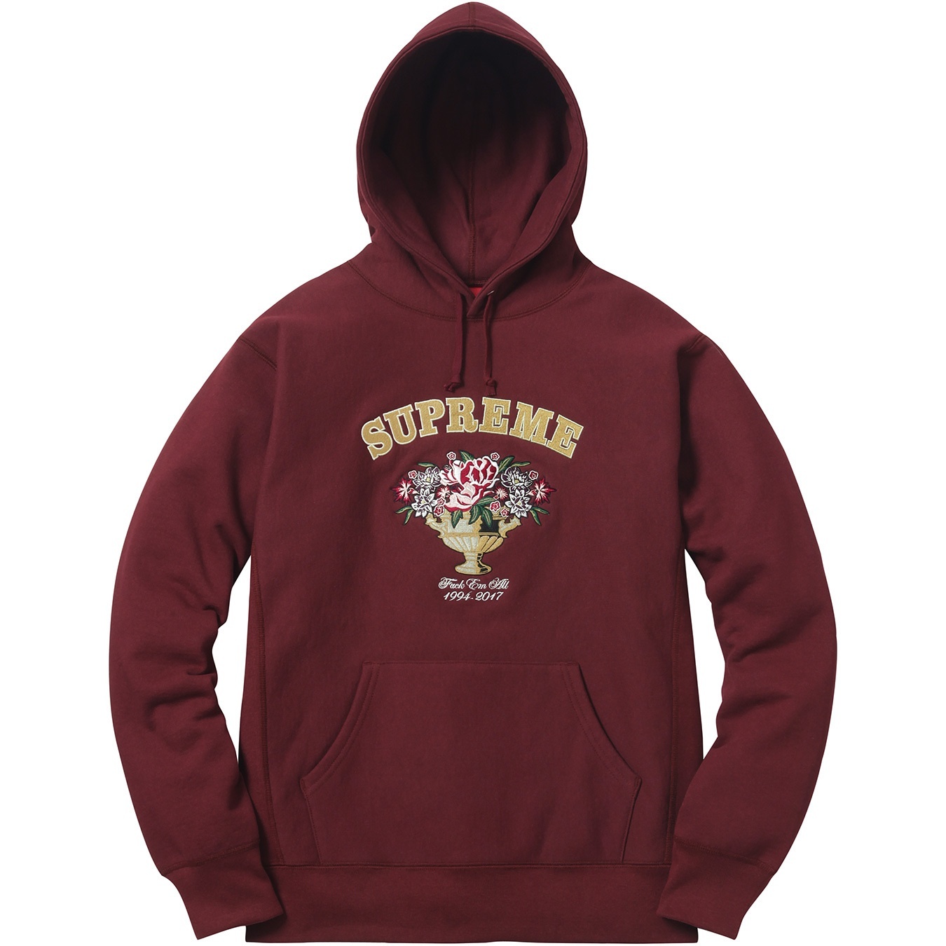 Supreme Centerpiece Hooded Sweatshirt (FW17) - $158