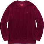 Supreme Ribbed Velour Crewneck (FW17)