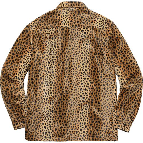 Supreme Cheetah Pile Zip Up Shirt (FW17)