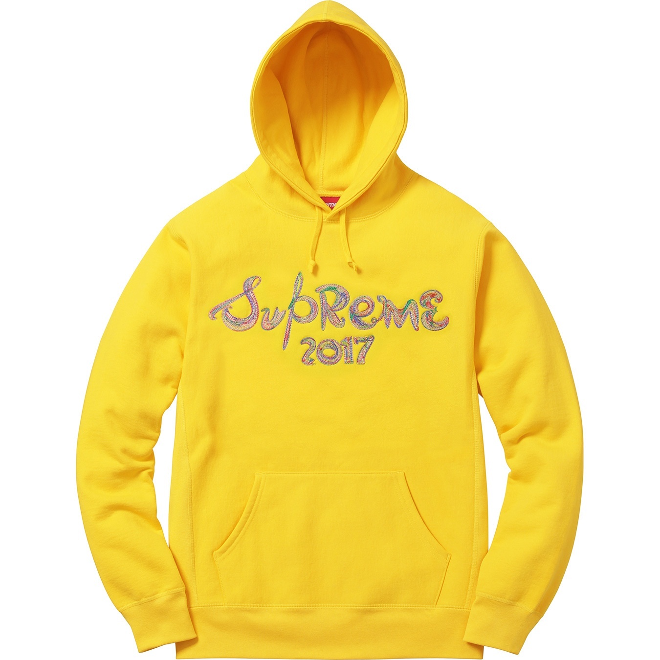 Supreme Brush Logo Hooded Sweatshirt (FW17) - $158