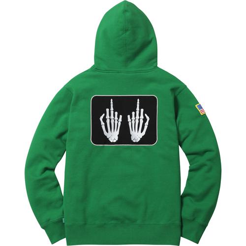 Supreme Supreme HYSTERIC GLAMOUR Patches Zip Up Sweatshirt (FW17) - $178