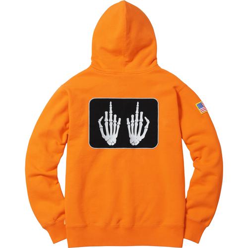 Supreme Supreme HYSTERIC GLAMOUR Patches Zip Up Sweatshirt (FW17) - $178
