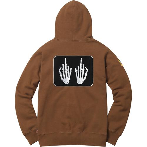 Supreme Supreme HYSTERIC GLAMOUR Patches Zip Up Sweatshirt (FW17) - $178
