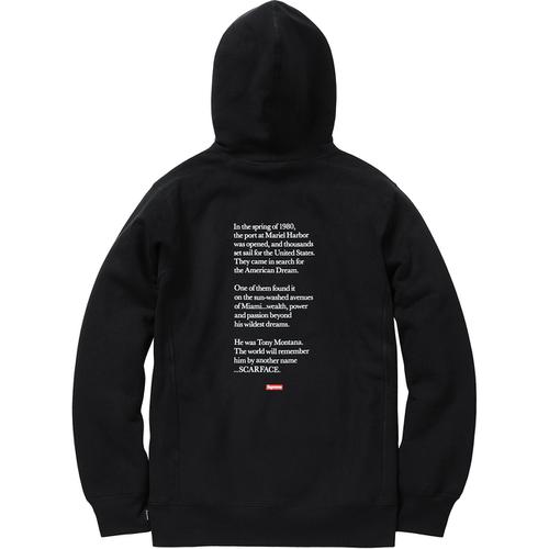 Supreme Scarface™ Friend Hooded Sweatshirt (FW17) - $168