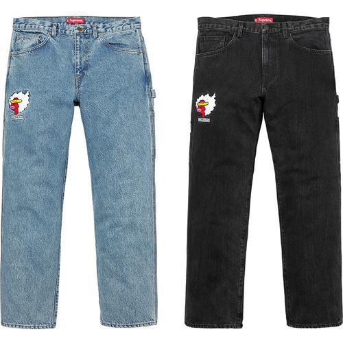 Supreme Gonz Ramm Washed Denim Painter Pant (FW17) - $158