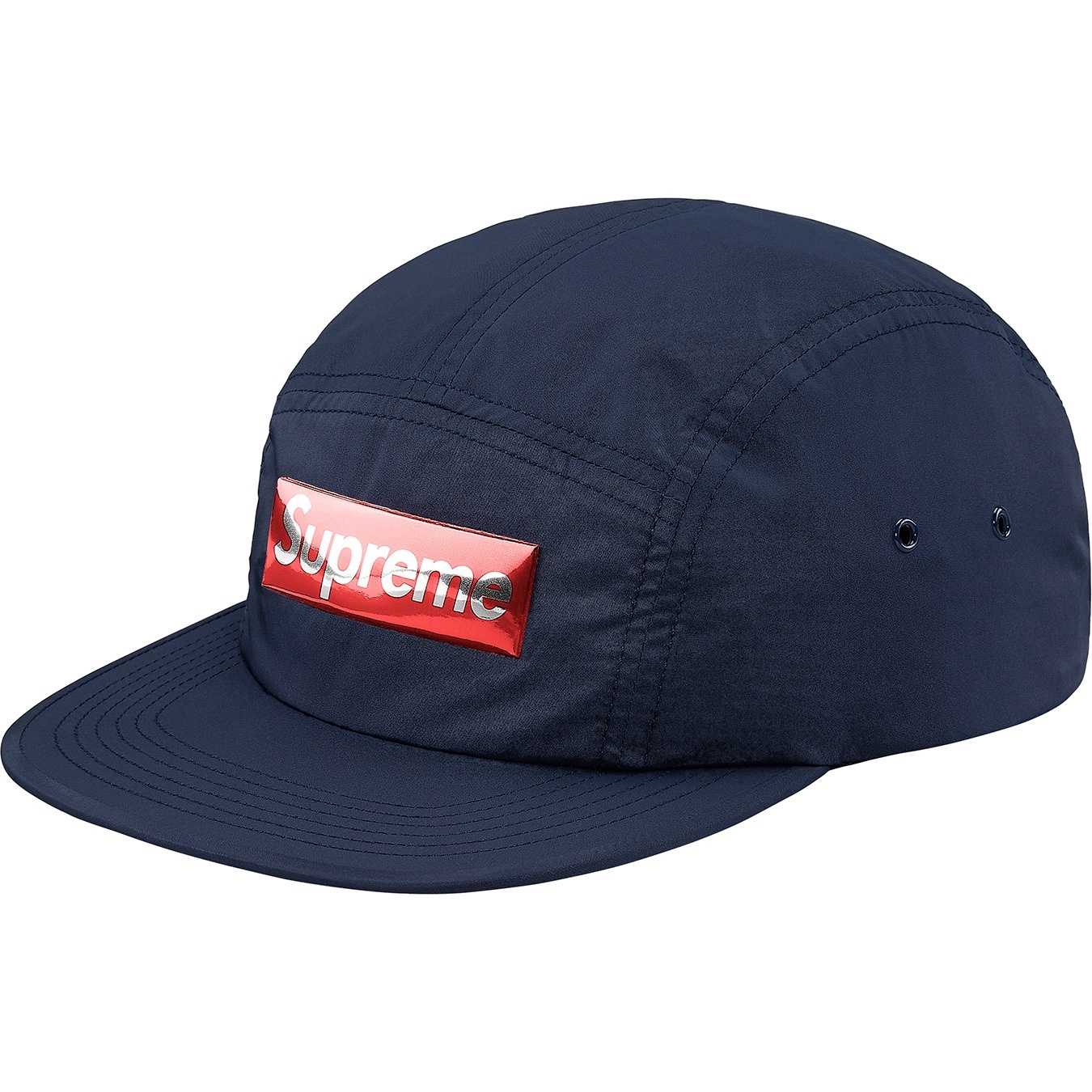 Supreme Liquid Metal Logo Camp Cap (FW17) - $50
