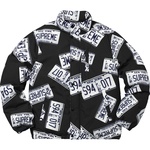 Supreme License Plate Puffy Jacket (FW17)