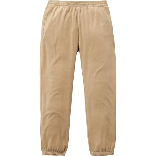 Supreme Velour Warm Up Pant (FW17) - $128