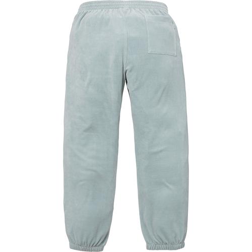 Supreme Velour Warm Up Pant (FW17) - $128