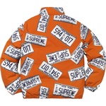 Supreme License Plate Puffy Jacket (FW17)