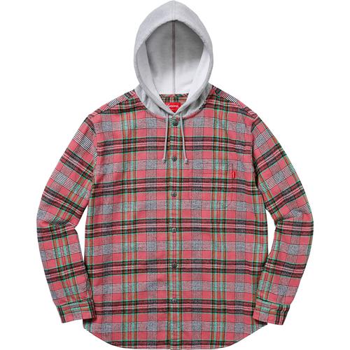 Supreme Hooded Plaid Flannel Shirt (SS18) - $128