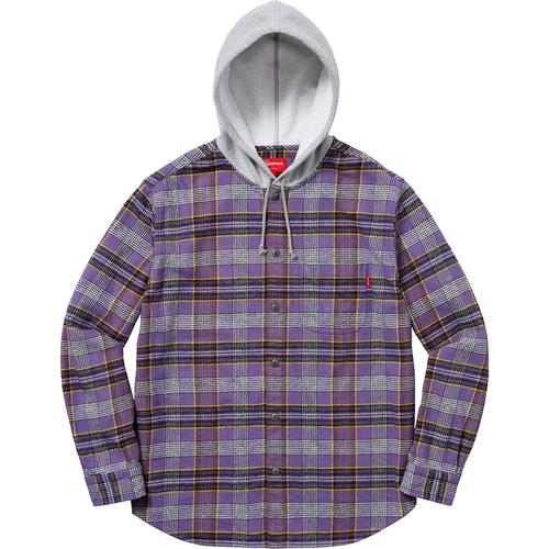 Supreme Hooded Plaid Flannel Shirt (SS18) - $128
