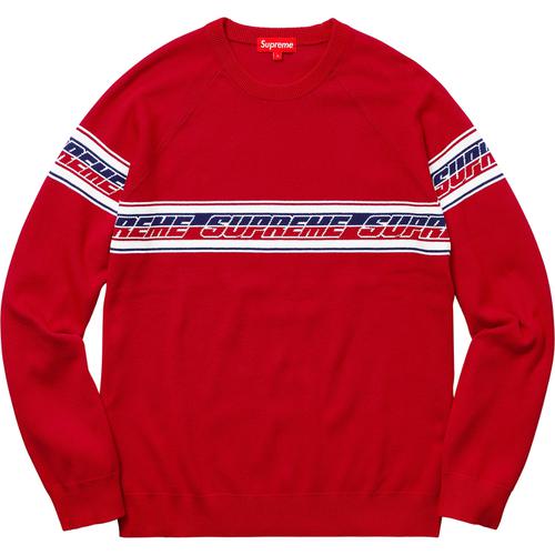 Supreme Striped Raglan Sweater (SS18) - $138