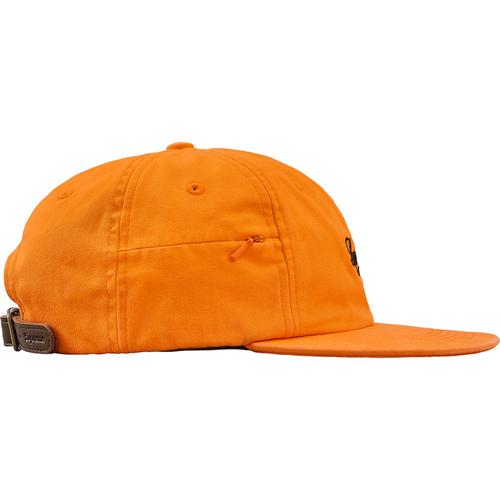Supreme Side Pocket Script Logo 6-Panel (SS18) - $54