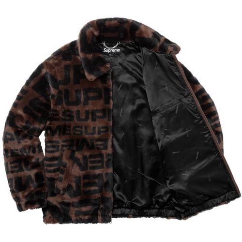 Supreme Faux Fur Repeater Bomber (SS18) - $398