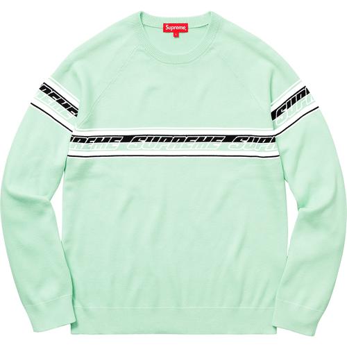 Supreme Striped Raglan Sweater (SS18) - $138