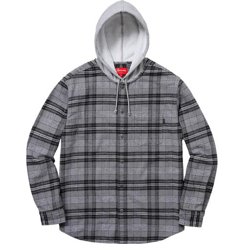 Supreme Hooded Plaid Flannel Shirt (SS18) - $128