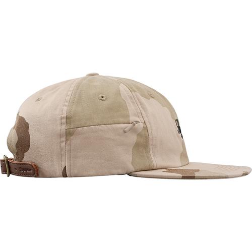 Supreme Side Pocket Script Logo 6-Panel (SS18) - $54