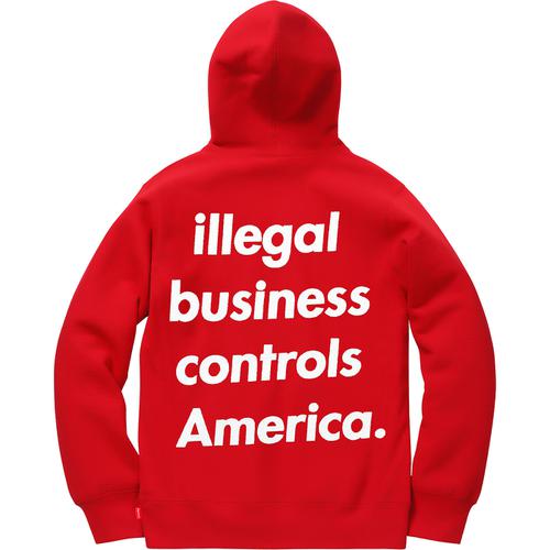Supreme Illegal Business Hooded Sweatshirt (SS18) - $148