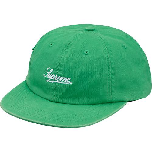 Supreme Side Pocket Script Logo 6-Panel (SS18) - $54
