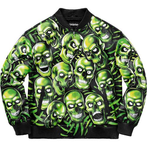 Supreme Skull Pile Leather Bomber Jacket (SS18) - $798