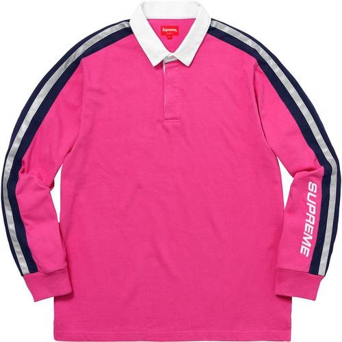 Supreme Reflective Sleeve Stripe Rugby (SS18) - $128