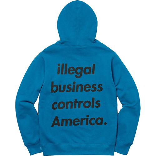 Supreme Illegal Business Hooded Sweatshirt (SS18) - $148