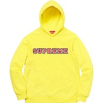 Supreme Cord Collegiate Logo Hooded Sweatshirt (SS18)