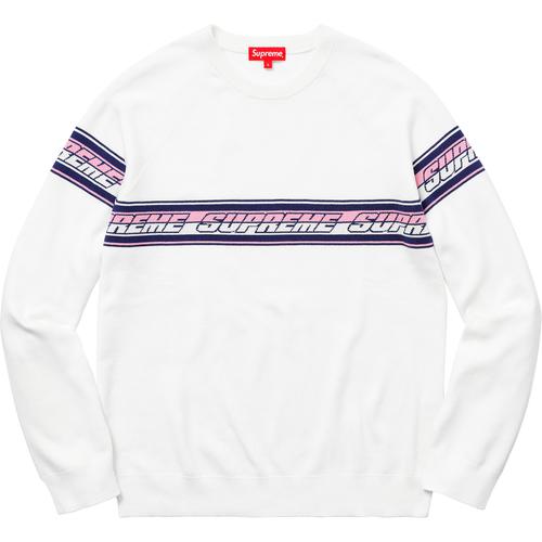 Supreme Striped Raglan Sweater (SS18) - $138